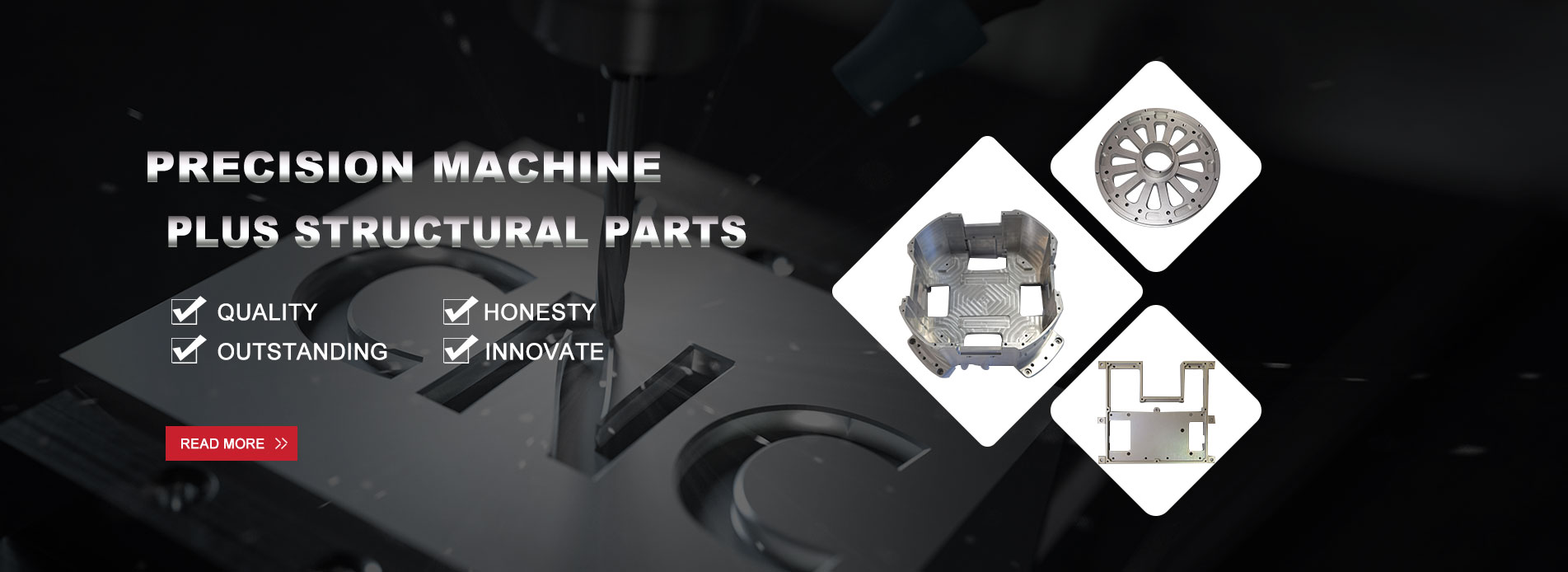 China Precision Machine Plus Structural Parts Supplier